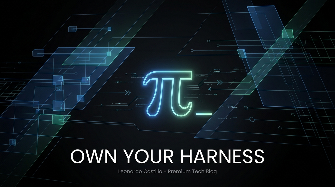 Pi.dev y la idea clave: tu propio harness para agentes de IA