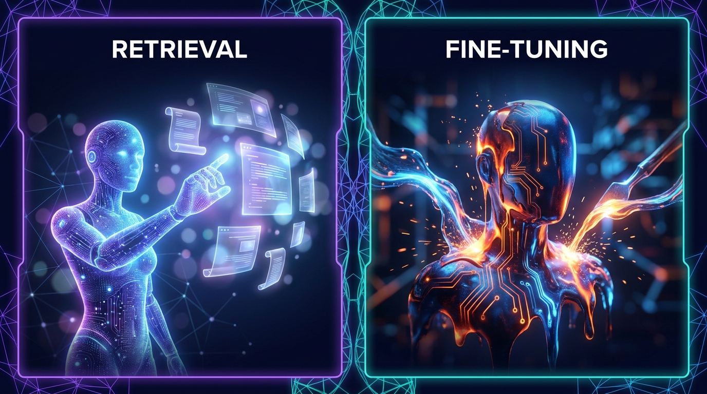 RAG vs Fine-tuning: cuándo usar cada uno en tu agente de IA